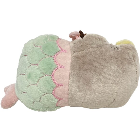 Pusheen Mermaid Cat Backpack Clip Mini Plush Stuffed Animal Toy Cute Kawaii - Picture 2 of 7